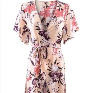 Leith- Floral Wrap Dress